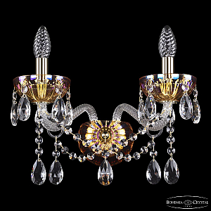 Бра Bohemia Ivele Crystal 5413B/2/165 G Shampan/M-1H
