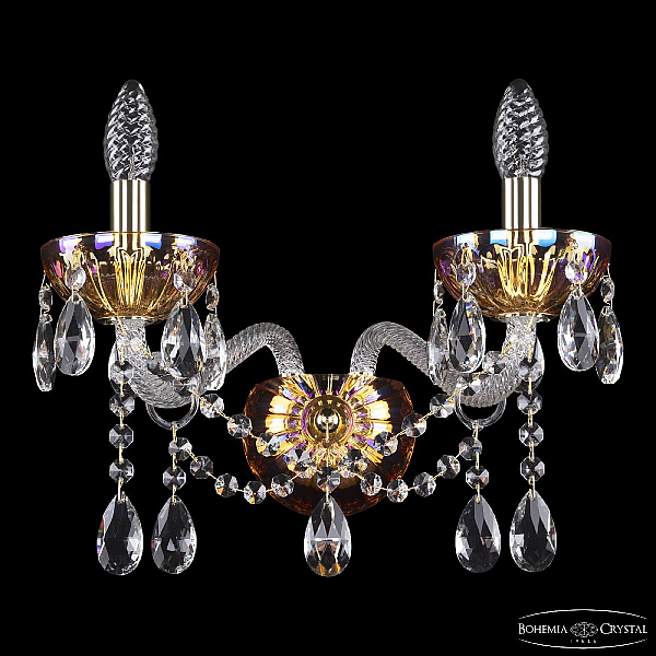 Бра Bohemia Ivele Crystal 5413B/2/165 G Shampan/M-1H