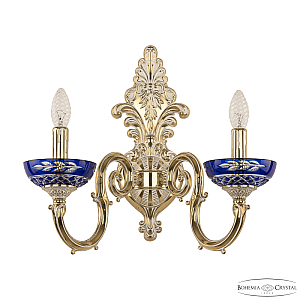 Бра Bohemia Ivele Crystal Verona 7203B15/2/210 GW P Clear-Blue/H-1J