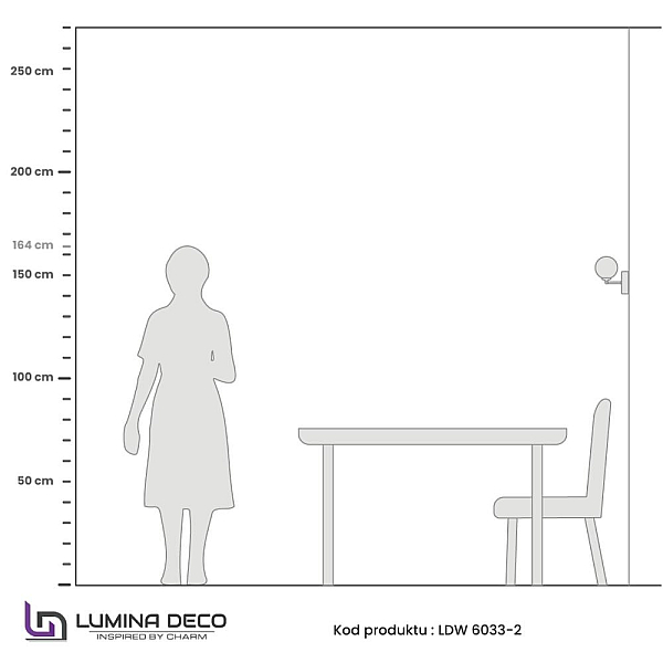 Бра Lumina Deco Marsiada LDW 6033-2 GD