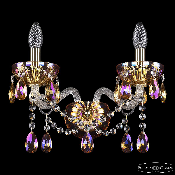 Бра Bohemia Ivele Crystal 5413B/2/165 G Shampan/M-1H K777