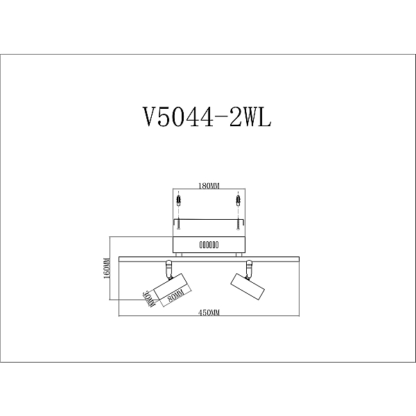Светодиодный спот Moderli Right V5044-2WL