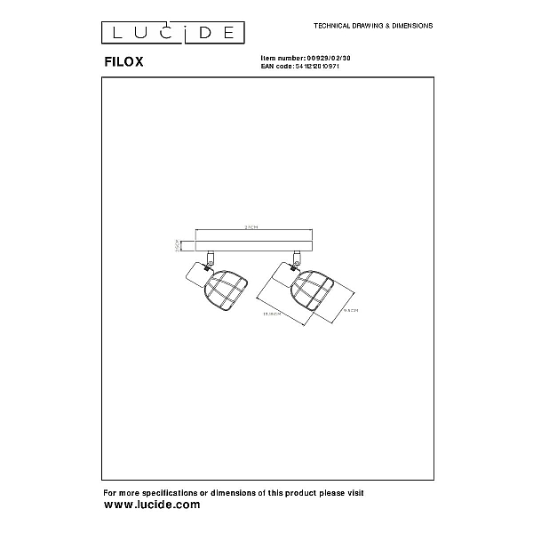 Спот Lucide Filox 00929/02/30