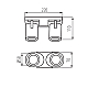 Спот Kanlux LAURIN EL-2I W 29122