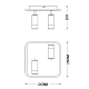 Спот Escada 20024Led 20024SMA/01LED WH