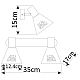 Спот Arte Lamp Cono A5218AP-2WG