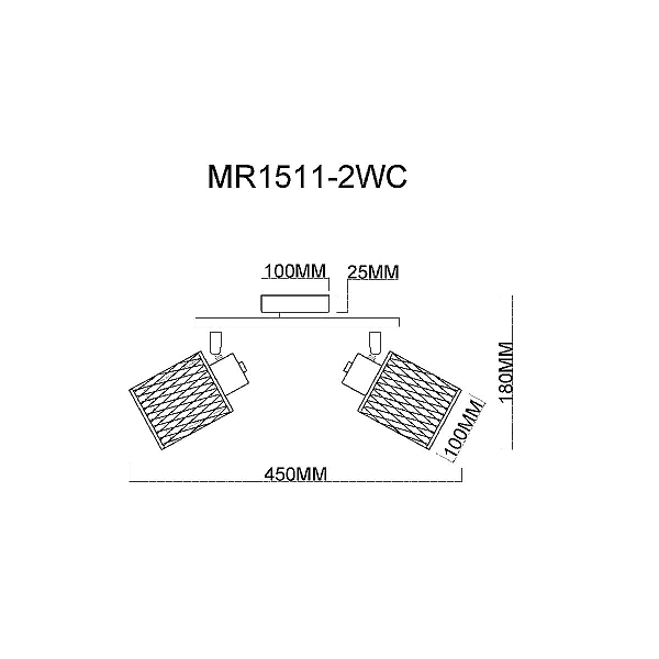 Спот MyFar Cathy MR1511-2WC