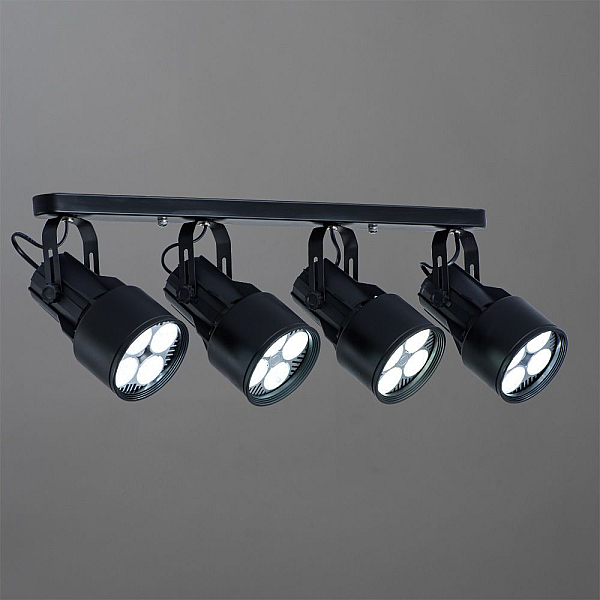 Спот Arte Lamp A6252PL-4BK