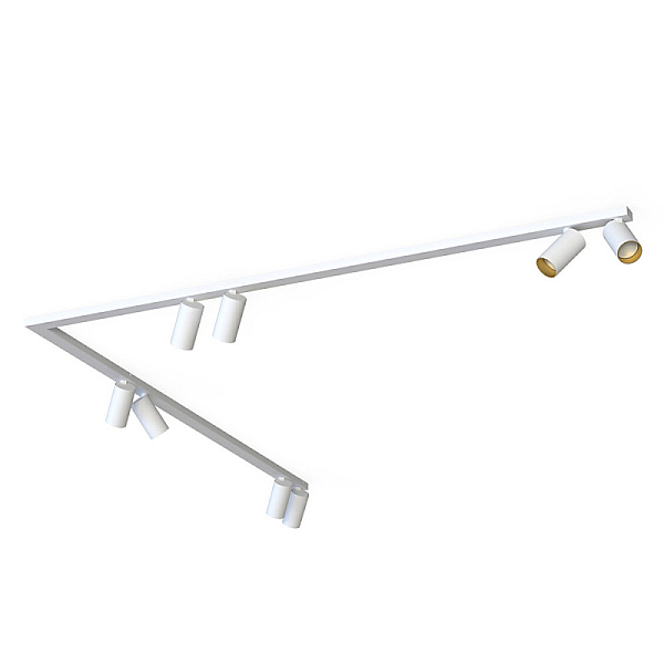 Накладной спот Nowodvorski Mono Corner 2x150 White/Gold 7695
