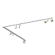 Накладной спот Nowodvorski Mono Corner 2x150 White/Gold 7695