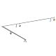 Накладной спот Nowodvorski Mono Corner 2x200 White/Gold 7697