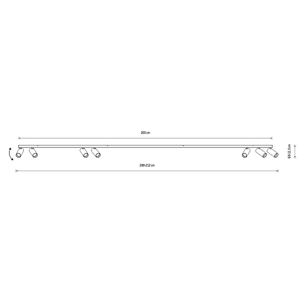 Накладной спот Nowodvorski Fourty Surface VII Umbra Gray 11470