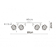 Спот Arte Lamp A6141PL-4WH