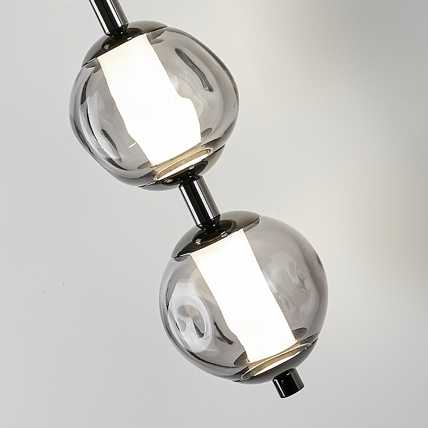 Бра Delight Collection OB2437 pearl black/smoke