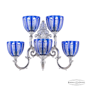 Бра Bohemia Ivele Crystal Verona 7203B15/3+2/210 NW P1 U Clear-Blue/H-1H