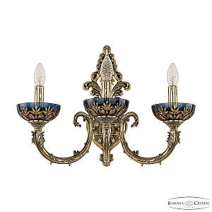 Бра Bohemia Ivele Crystal Florence 7109B15/3/210 GB P Amber-Blue/H-1I
