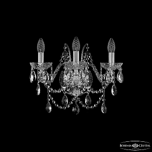 Бра Bohemia Ivele Crystal 1411B/3/160 Ni