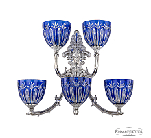 Бра Bohemia Ivele Crystal Verona 7211B15/3+2/210 NW P1 U Clear-Blue/H-1I