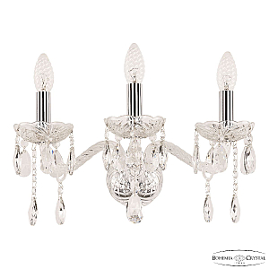 Бра Bohemia Ivele Crystal 107B/3/165 Ni