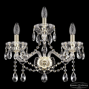 Бра Bohemia Ivele Crystal 5413B/2+1/165 G Clear/M-1G