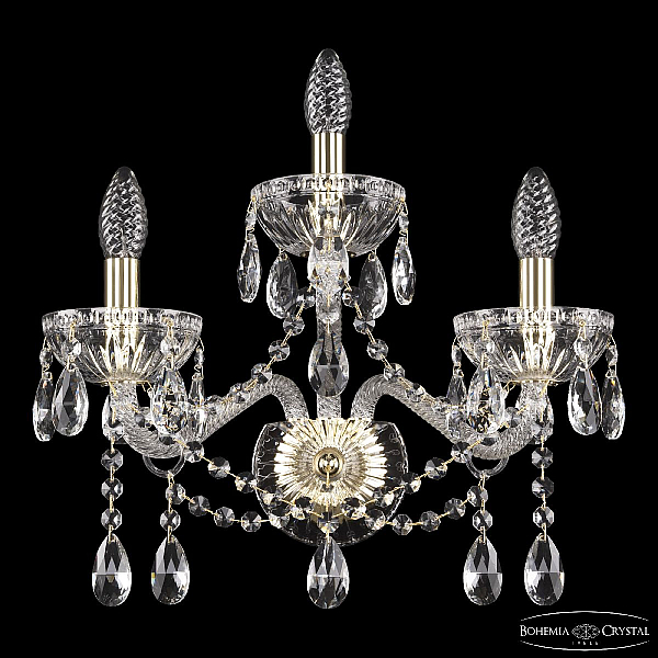 Бра Bohemia Ivele Crystal 5413B/2+1/165 G Clear/M-1G