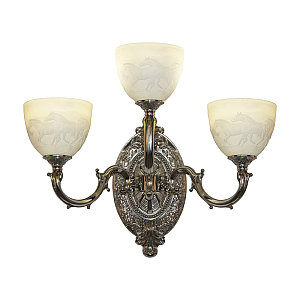 Бра Bohemia Ivele Crystal Verona 7214B12/2+1/210 Ni P1 U Horse