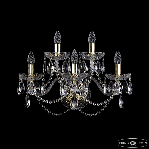 Бра Bohemia Ivele Crystal 1402B/3+2/195/XL G