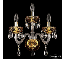 Бра Bohemia Ivele Crystal 5417B/2+1/165 G Amber/M-1G