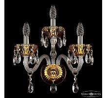 Бра Bohemia Ivele Crystal 5417B/2+1/165 G Amber/M-1G