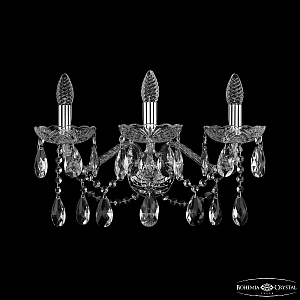 Бра Bohemia Ivele Crystal 1413B/3/200/XL Ni