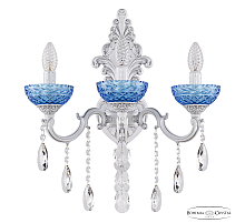 Бра Bohemia Ivele Crystal AL7801B15/3/175 B WMN P Aquamarine/M-1F