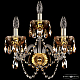 Бра Bohemia Ivele Crystal 5402B/2+1/165 G Amber/M-1G K721