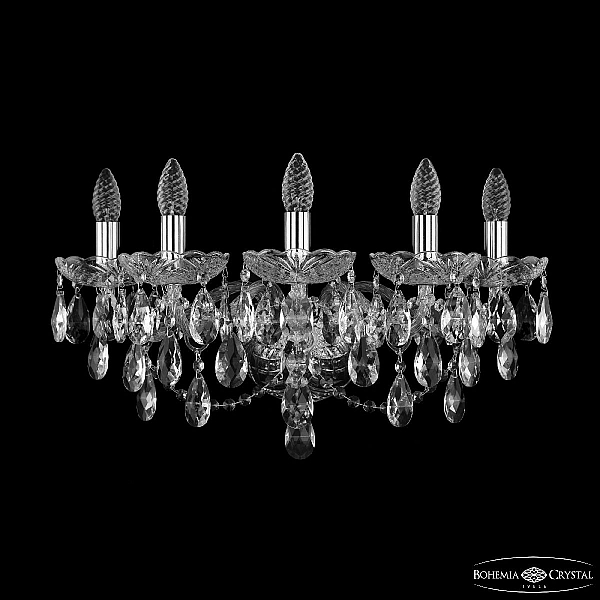 Бра Bohemia Ivele Crystal 1415B/5/200/XL Ni