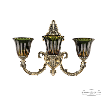 Бра Bohemia Ivele Crystal Florence 7109B15/3/210 GB P2 U Amber-Green/H-1K