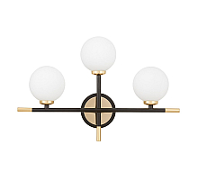 Бра Lumina Deco Marsiada LDW 6033N-3 BK+F.GD