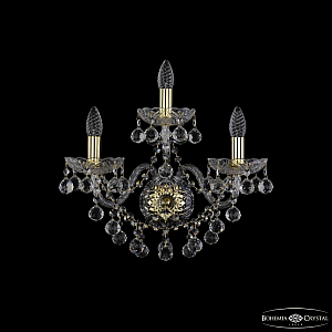 Бра Bohemia Ivele Crystal 1409B/2+1/195/XL G