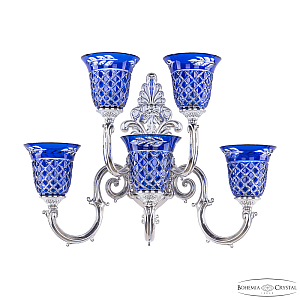 Бра Bohemia Ivele Crystal Verona 7203B15/3+2/210 NW P2 U Clear-Blue/H-1J