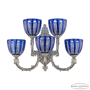 Бра Bohemia Ivele Crystal Florence 7109B15/3+2/210 NW P1 U Clear-Blue/H-1H