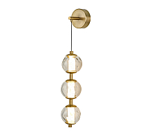 Бра Delight Collection OB2437 brass/clear