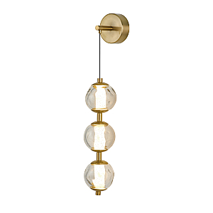 Бра Delight Collection OB2437 brass/clear