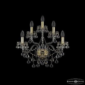 Бра Bohemia Ivele Crystal 1409B/2+2+1/195/XL G