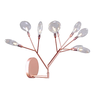 Настенный светильник Crystal Lux Evita EVITA AP9 COPPER/TRANSPARENT