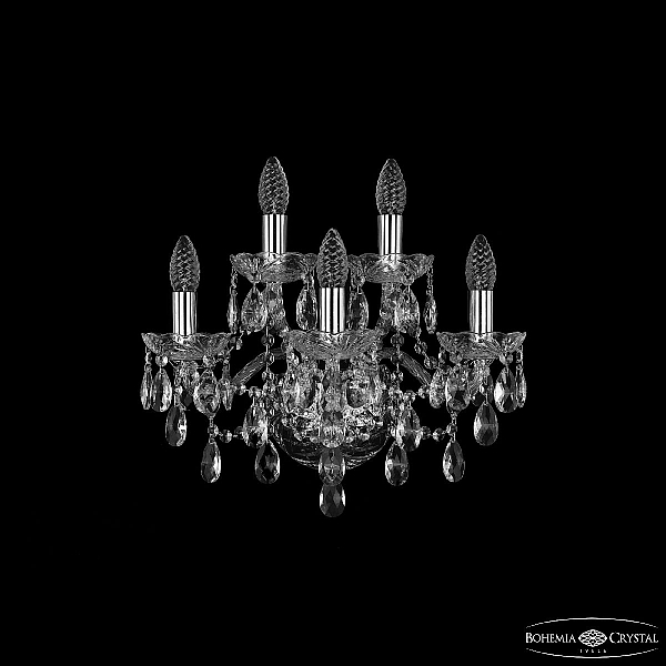 Бра Bohemia Ivele Crystal 1415B/3+2/165 Ni