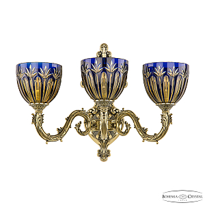 Бра Bohemia Ivele Crystal Florence 7101B15/3/210 GB P1 U Amber-Blue/H-1I