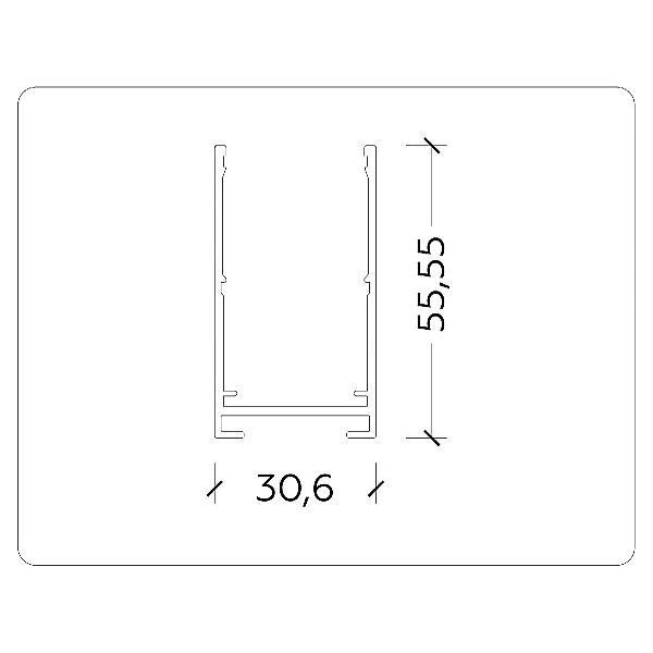 Шинопровод Ambrella Light Track System Magnetic 220V GL1003
