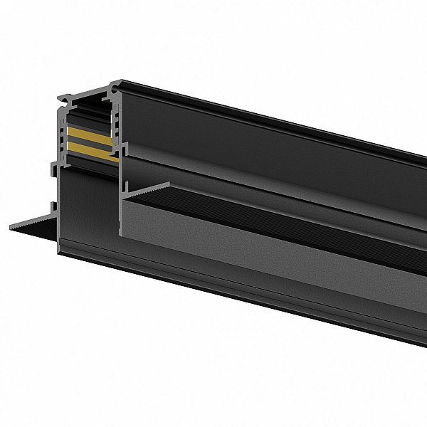 Шинопровод встраиваемый Hesby Lighting ElDeko 48В-1м, чёрный HSBL_0060
