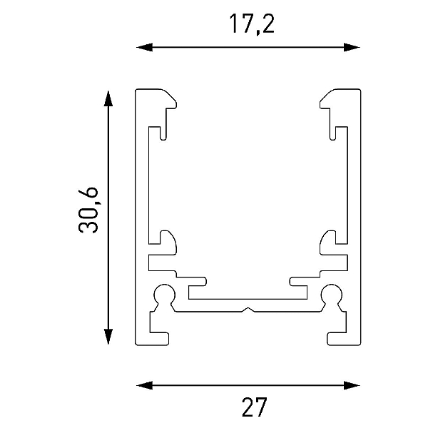 Шинопровод накладной Lumker SY-LINK-20S1S-2.5-BL 019274