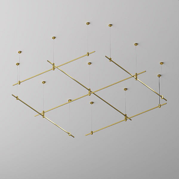 Шинопровод Maytoni Technical Flarity латунь 2м TRX154-112BS