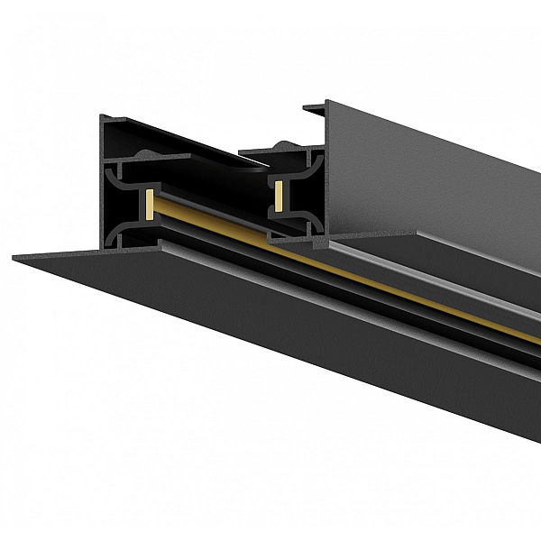 Шинопровод Hesby Lighting Skylite встраиваемый Однофазный 220В-1м, чёрный HSBL_0011