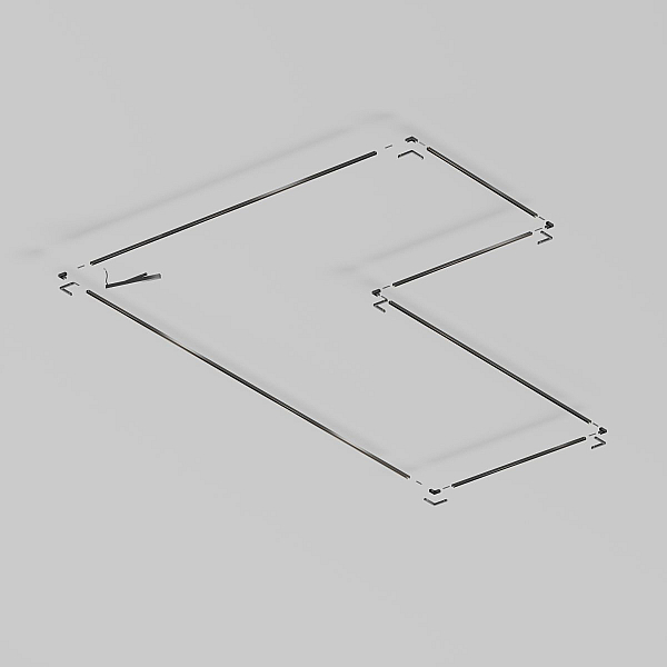 Шинопровод 3 м Exility X накладной Maytoni Technical EXILITY X Busbar trunkings Exility X TRX239-413B